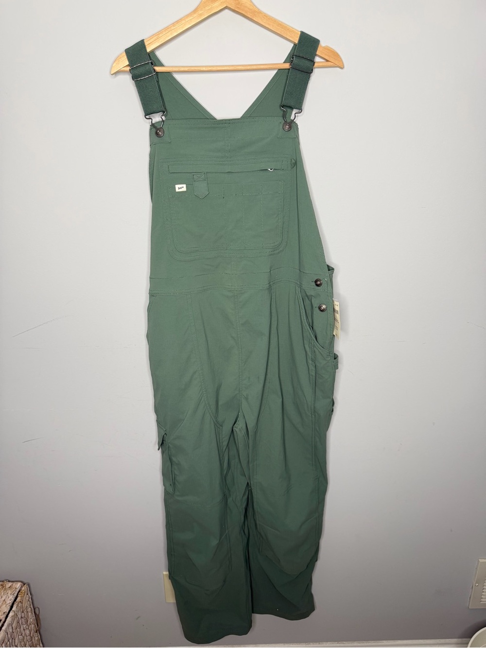 Women’s Duluth heirloom gardening bib utility overalls size xl new w tags green